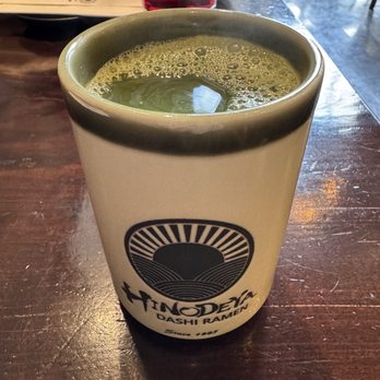 HINODEYA Ramen & Bar Downtown - Matcha tea, tasty! 6/9/2025 - Ramen Near Me - San Francisco, California HINODEYA Ramen & Bar Downtown - Matcha tea, tasty! 6/9/2025 - Ramen Near Me - San Francisco, California