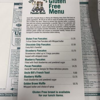 Uncle Bill’s Pancake House - gluten free menu - Breakfast & Brunch Near Me - Wildwood, New Jersey Uncle Bill’s Pancake House - gluten free menu - Breakfast & Brunch Near Me - Wildwood, New Jersey