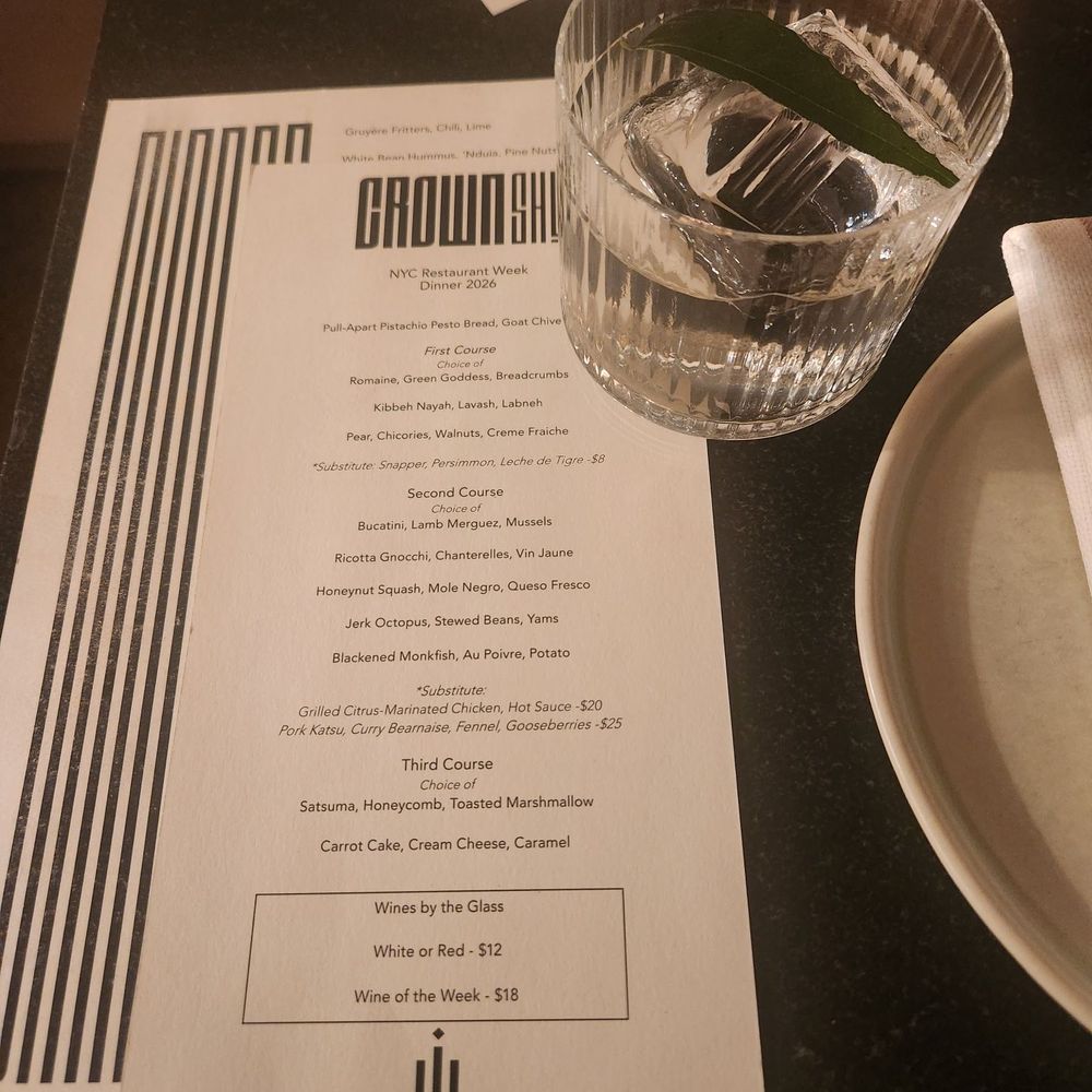 Crown Shy - Melona milk punch - New American Near Me - New York, New York