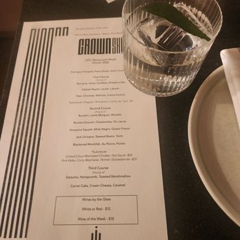 Crown Shy - Melona milk punch - New American Near Me - New York, New York
