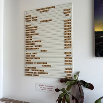 Constellation Coffee - Menu - Coffee & Tea Near Me - Los Angeles, California