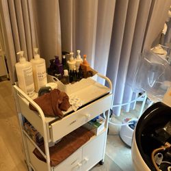 HG Hair & Scalp Spa - Her station. Using great products