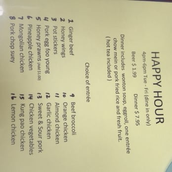 Happy Dragon Restaurant - new cheap dinner menu - Chinese Near Me - Tracy, California