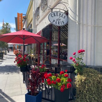 Crepes de Paris - The adorable outdoor seating- so French! - Creperies Near Me - Brea, California Crepes de Paris - The adorable outdoor seating- so French! - Creperies Near Me - Brea, California