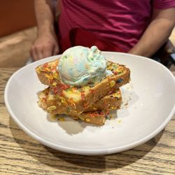 Fruity Pebbles French Toast