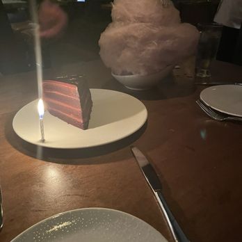 RPM Steak - 14K Chocolate Cake and Cotton Candy - Steakhouses Near Me - Chicago, Illinois RPM Steak - 14K Chocolate Cake and Cotton Candy - Steakhouses Near Me - Chicago, Illinois