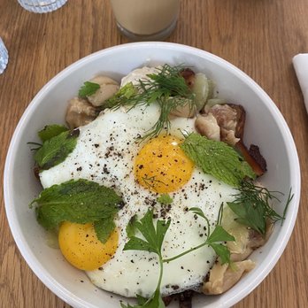 afternoon - Garlic potatoes - so yummy! - New American Near Me - Gainesville, Florida