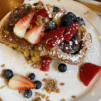 Ann Sather Restaurant - French Toast Fantasy. It has a great balance of sweetness, tartness and crunch. - Scandinavian Near Me - Chicago, Illinois Ann Sather Restaurant - French Toast Fantasy. It has a great balance of sweetness, tartness and crunch. - Scandinavian Near Me - Chicago, Illinois