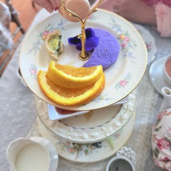 By the Teashore - Cookies and macarons and some orange slices - Tea Rooms Near Me - Half Moon Bay, California By the Teashore - Cookies and macarons and some orange slices - Tea Rooms Near Me - Half Moon Bay, California