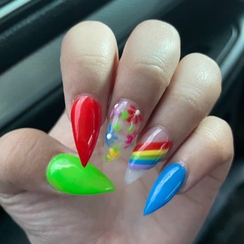 Me Myself & Nails - My other pride nails - Nail Salons Near Me - Pflugerville, Texas