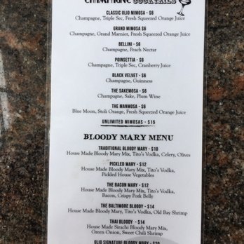 Olio Restaurant - Brunch Cocktail Menu - New American Near Me - Stamford, Connecticut Olio Restaurant - Brunch Cocktail Menu - New American Near Me - Stamford, Connecticut