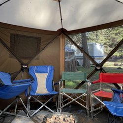 Bodega Dunes Campgrounds - Inside our seating clam