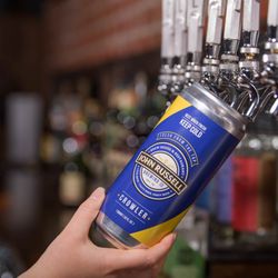 John Russell Brewing - Take home any of our beers in a 20 oz. Crowler Can.