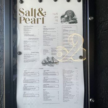 Salt & Pearl - Menu: 8/2024. - Seafood Near Me - Redondo Beach, California Salt & Pearl - Menu: 8/2024. - Seafood Near Me - Redondo Beach, California