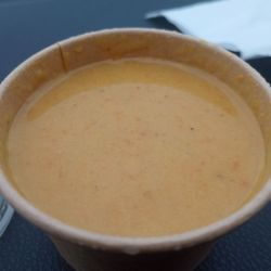 Witches Cauldron - Mini soup that comes with all their sandwiches. This one is carrot and squash.