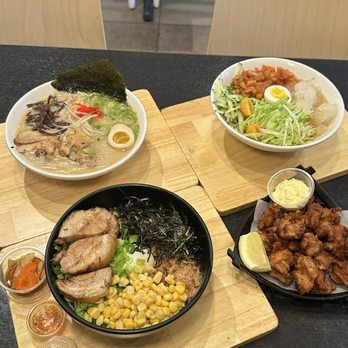 Dashiwa Ramen - Mazesoba - Chasu Tonkotsu Original Kimchi Cold noodle Chicken Karaage - Ramen Near Me - Arcadia, California