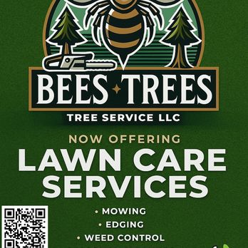 Bees Trees - Bees Trees LLC is now offering lawn care services - Tree Services Near Me