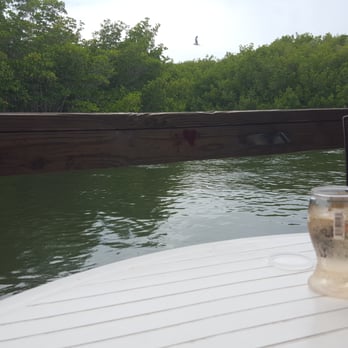 Alabama Jack's - View during lunch - Seafood Near Me - Key Largo, Florida