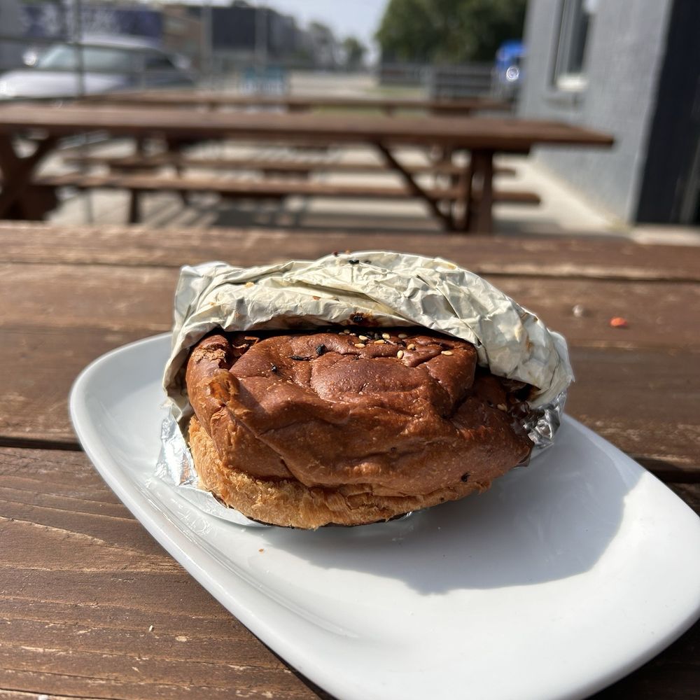 Queen City Collective Coffee - Sausage egg and cheese w a green chili aioli - Cafes Near Me - Denver, Colorado Queen City Collective Coffee - Sausage egg and cheese w a green chili aioli - Cafes Near Me - Denver, Colorado