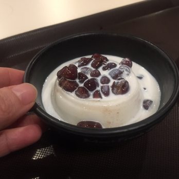 Meet Fresh - Almond pudding with red bean $2 comes with creme, about the size of a powder compact?? Flavor and texture was excellent! - Desserts Near Me - Atlanta, Georgia Meet Fresh - Almond pudding with red bean $2 comes with creme, about the size of a powder compact?? Flavor and texture was excellent! - Desserts Near Me - Atlanta, Georgia