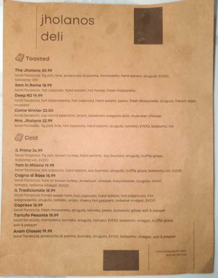 Jholano's Deli - Brickell by null