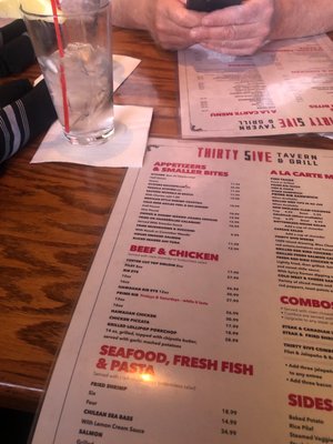 Menu photo 3 Thirty 5ive Tavern & Grill El Paso, TX