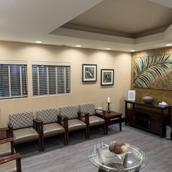 Santa Cruz Oral & Maxillofacial Surgery - Updated, calm, welcoming reception area with comfortable seating and relaxing décor.