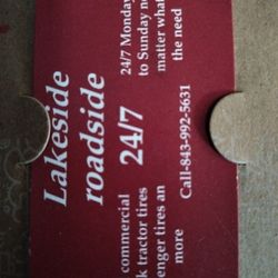 Lakeside Towing - Now offering road side service 24/7 lockouts flat repair jump starts an more