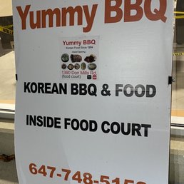 Yummy BBQ & Food is located in the food court at 1390 Don Mills Rd, south of York Mills. Yummy BBQ & Food is located in the food court at 1390 Don Mills Rd, south of York Mills.