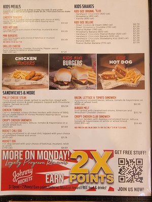 Menu photo 8 Johnny Rockets Kapolei, HI