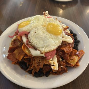 The Shop - chilaquiles (these are gluten free) - Breakfast & Brunch Near Me - Albuquerque, New Mexico