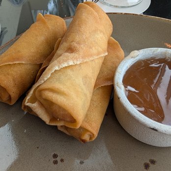 Jetside Lounge - Vegetarian Eggrolls with Plum dipping sauce - Airport Lounges Near Me - Richmond, British Columbia Jetside Lounge - Vegetarian Eggrolls with Plum dipping sauce - Airport Lounges Near Me - Richmond, British Columbia