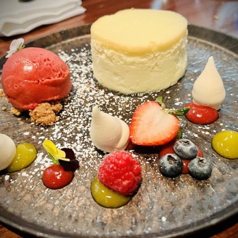 Morimoto - Chilled cheesecake soufflé - sooooo good!!!! - Japanese Near Me - Las Vegas, Nevada