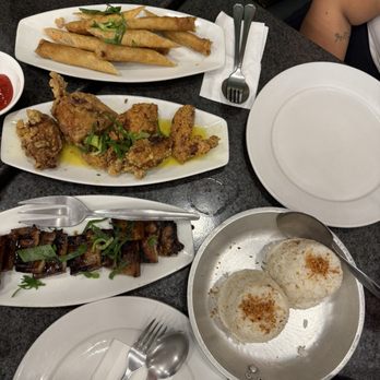 Congo Grille - Garlic rice, chicken, lumpia and pork - Filipino Near Me - Pasay, NCR