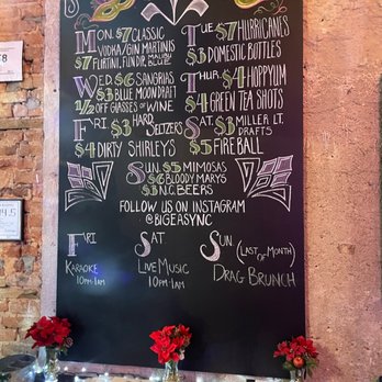 The Big Easy - Drink Specials - Cajun/Creole Near Me - Raleigh, North Carolina