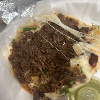 Vitos Tacos - Quesataco with a sprinkle of cilantro and onion. - Tacos Near Me - Burbank, California