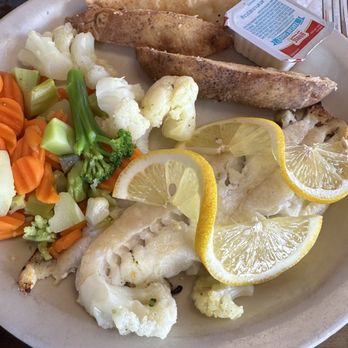White Elephant Pub - Broiled grouper dinner. - American Near Me - Englewood, Florida White Elephant Pub - Broiled grouper dinner. - American Near Me - Englewood, Florida