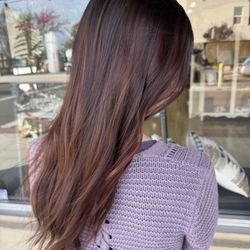 Morgan Warmerdam Hair - Red copper balayage