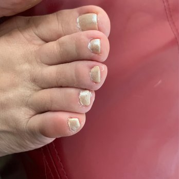 Sugar Nails & Lashes - Tech didn't even clean up around nail beds. Paint on cuticles and skin. - Nail Salons Near Me - Orange, California Sugar Nails & Lashes - Tech didn't even clean up around nail beds. Paint on cuticles and skin. - Nail Salons Near Me - Orange, California
