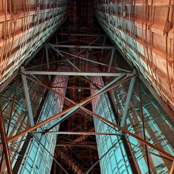 Silos Brewing - Looking up from the table. - Brewpubs Near Me - Easley, South Carolina