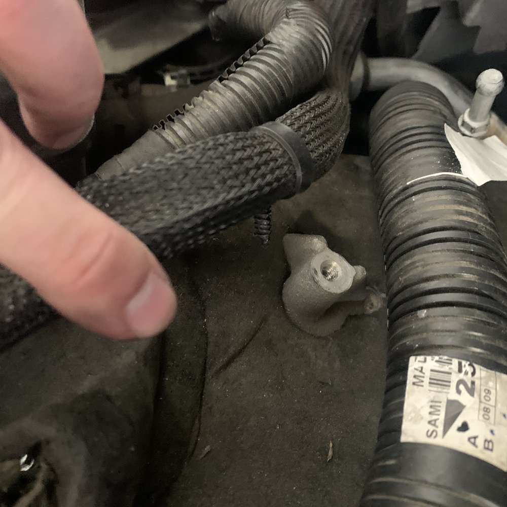 Harrell's Tire and Auto Service - Retention clip for wire harness ignored. - Auto Repair Near Me - Cameron, North Carolina