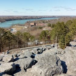 Artpark Rock scramble - River view from the top
