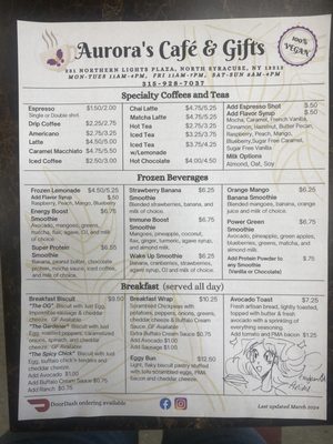 Aurora's Café and Gifts by null