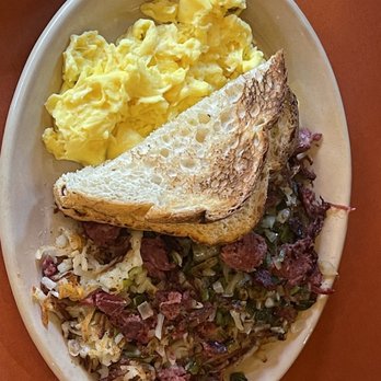 Snooze, an A.M. Eatery - Corn beef hash - Breakfast & Brunch Near Me - Tempe, Arizona Snooze, an A.M. Eatery - Corn beef hash - Breakfast & Brunch Near Me - Tempe, Arizona