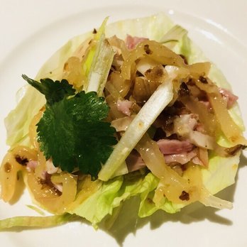 Mandarin Kitchen - Jellyfish with smoked chicken. Comes two pieces - Chinese Near Me - London, XGL Mandarin Kitchen - Jellyfish with smoked chicken. Comes two pieces - Chinese Near Me - London, XGL