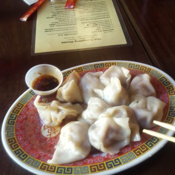Dumpling House - Ate a few before remembering to snap a picture: pork and veg dumpling. - Chinese Near Me - Davis, California Dumpling House - Ate a few before remembering to snap a picture: pork and veg dumpling. - Chinese Near Me - Davis, California
