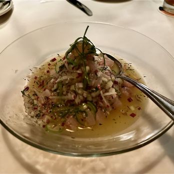 Clark's Oyster Bar - Rockfish Ceviche - highlight of the dinner! - Desserts Near Me - Menlo Park, California Clark's Oyster Bar - Rockfish Ceviche - highlight of the dinner! - Desserts Near Me - Menlo Park, California