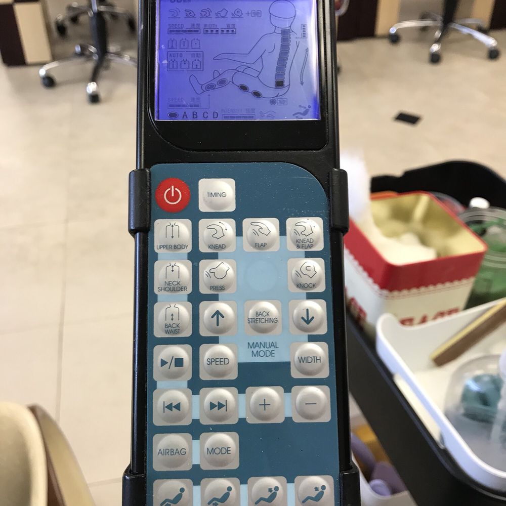 Ocean Nails - Massage chair settings - Nail Salons Near Me - Atlantic Beach, Florida