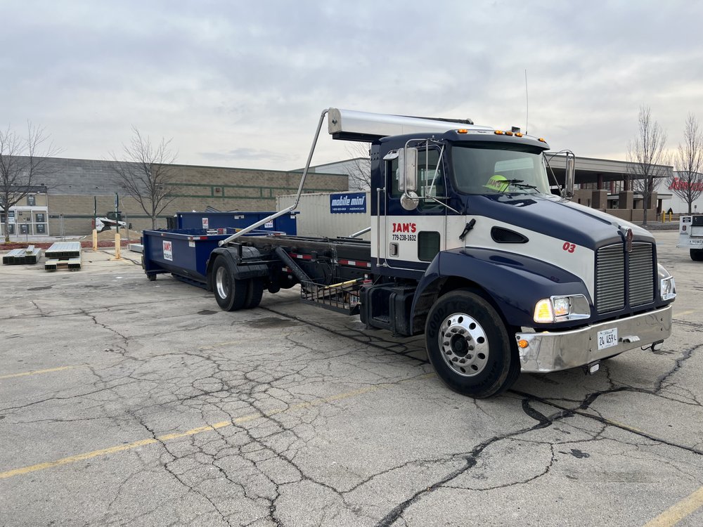 JAM’S DISPOSAL Updated October 2024 Loves Park, Illinois Dumpster