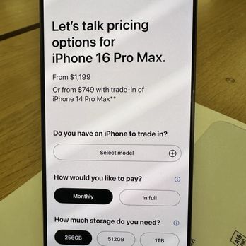 Apple South Coast Plaza - New phone $1699 ? 4/4/3025 crazy price - Computers Near Me - Costa Mesa, California